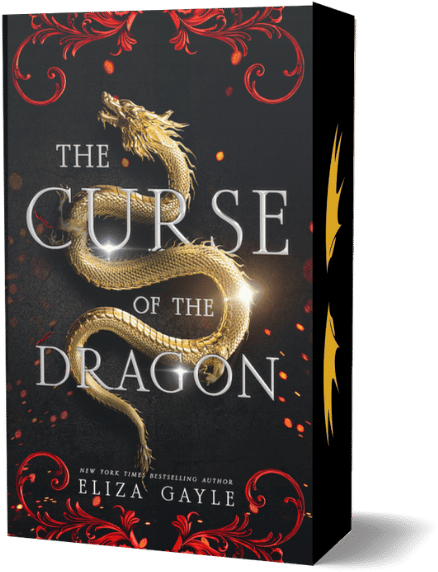 The Curse of the Dragon signed paperback with sprayed edges